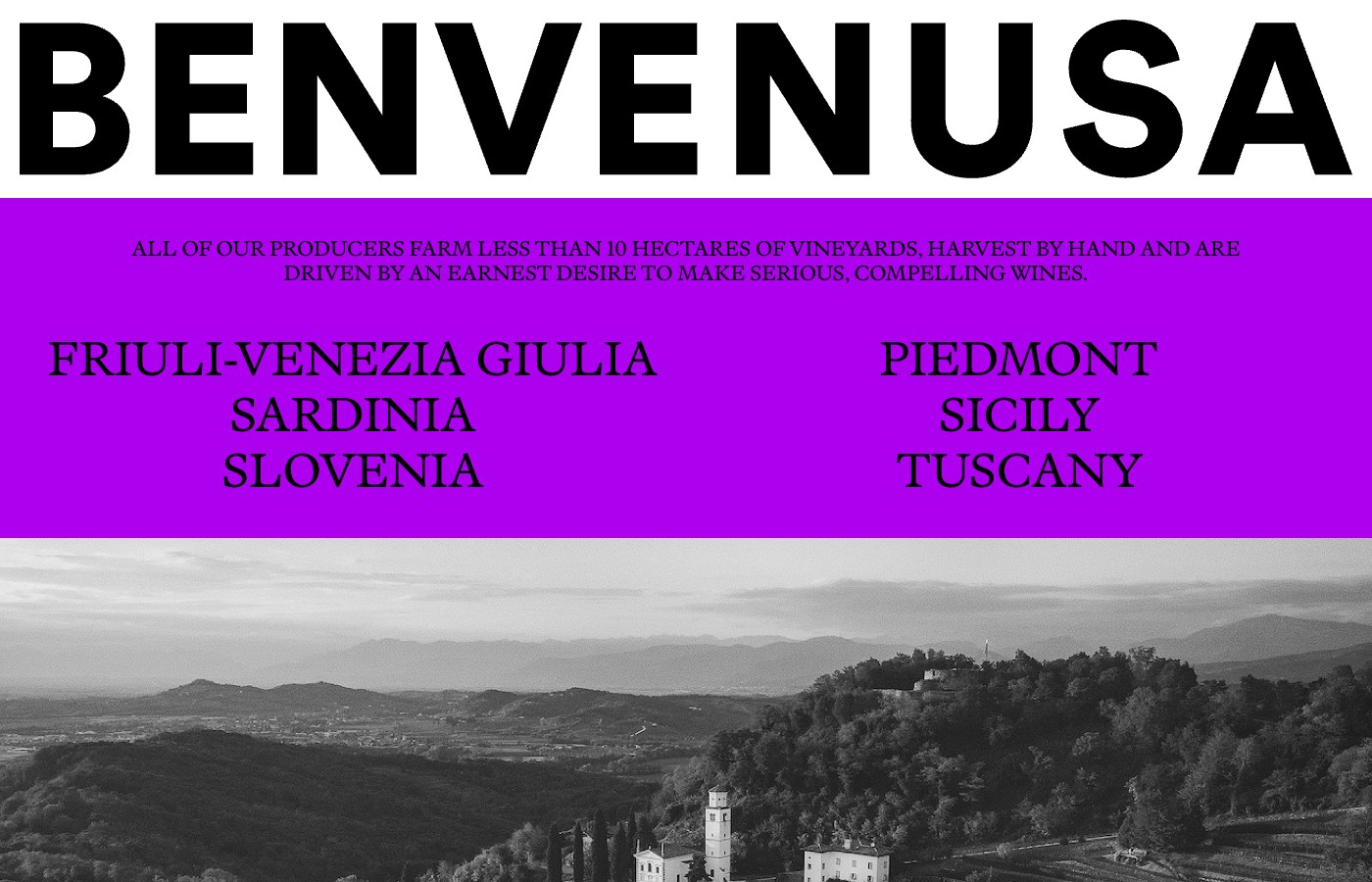 Screenshot de benvenusa.com