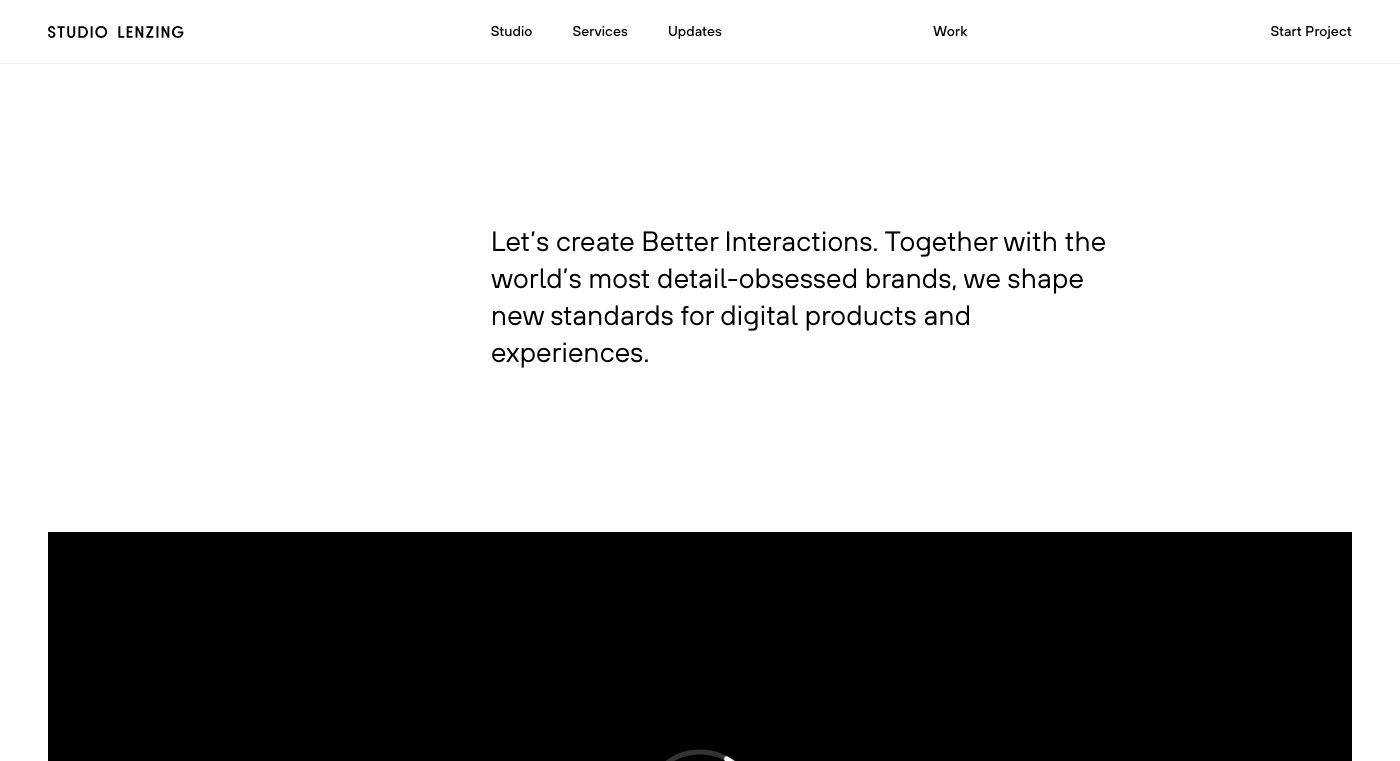 Screenshot de Studio Lenzing.
